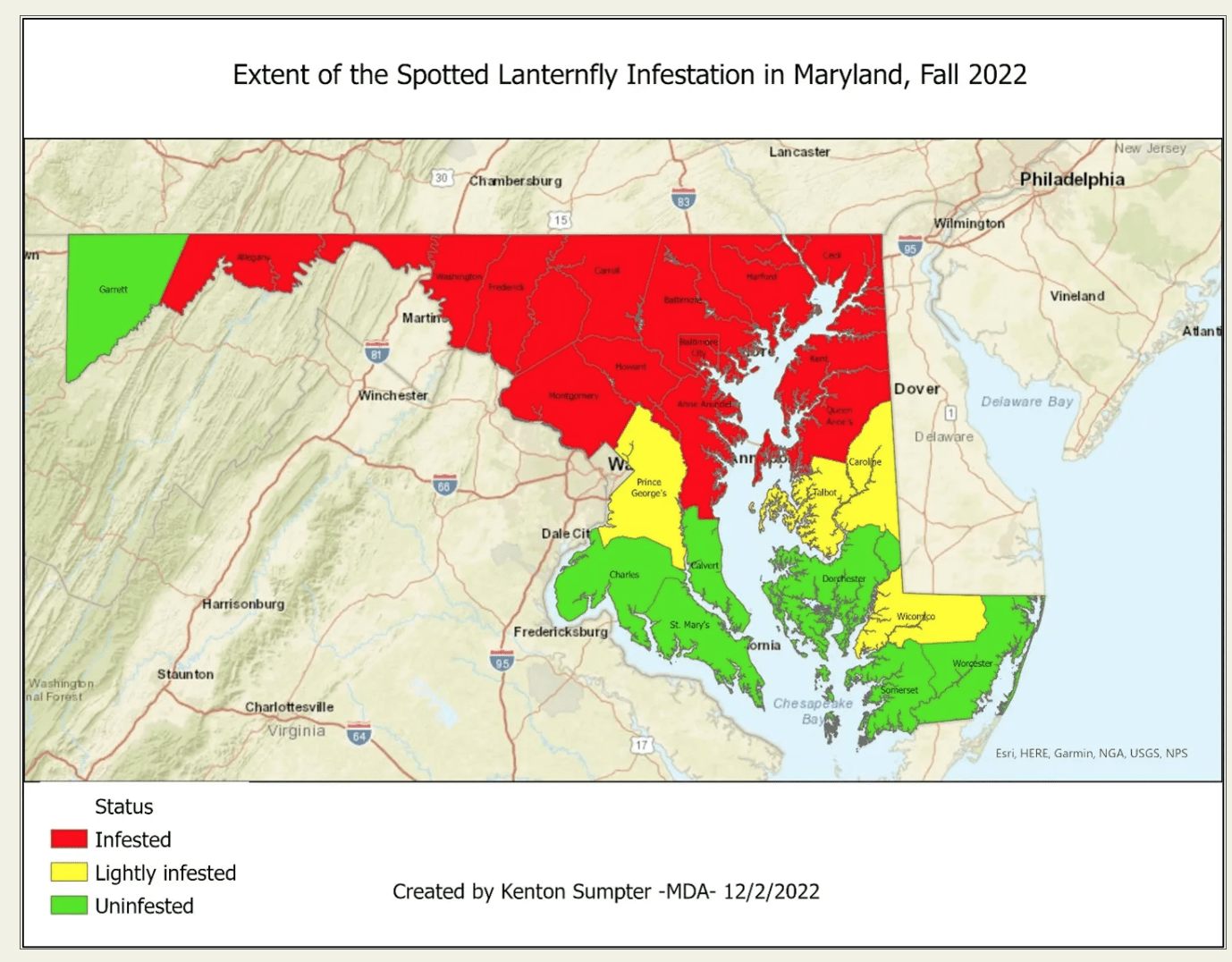 Spotted Lanternfly Spotted Lanternfly In Maryland 2022 